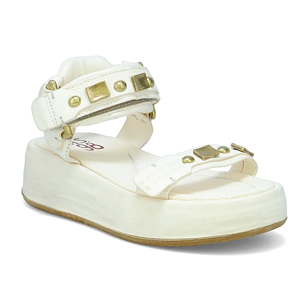 A.S.98 Fenix Platform Sandal, Milk - Image 4