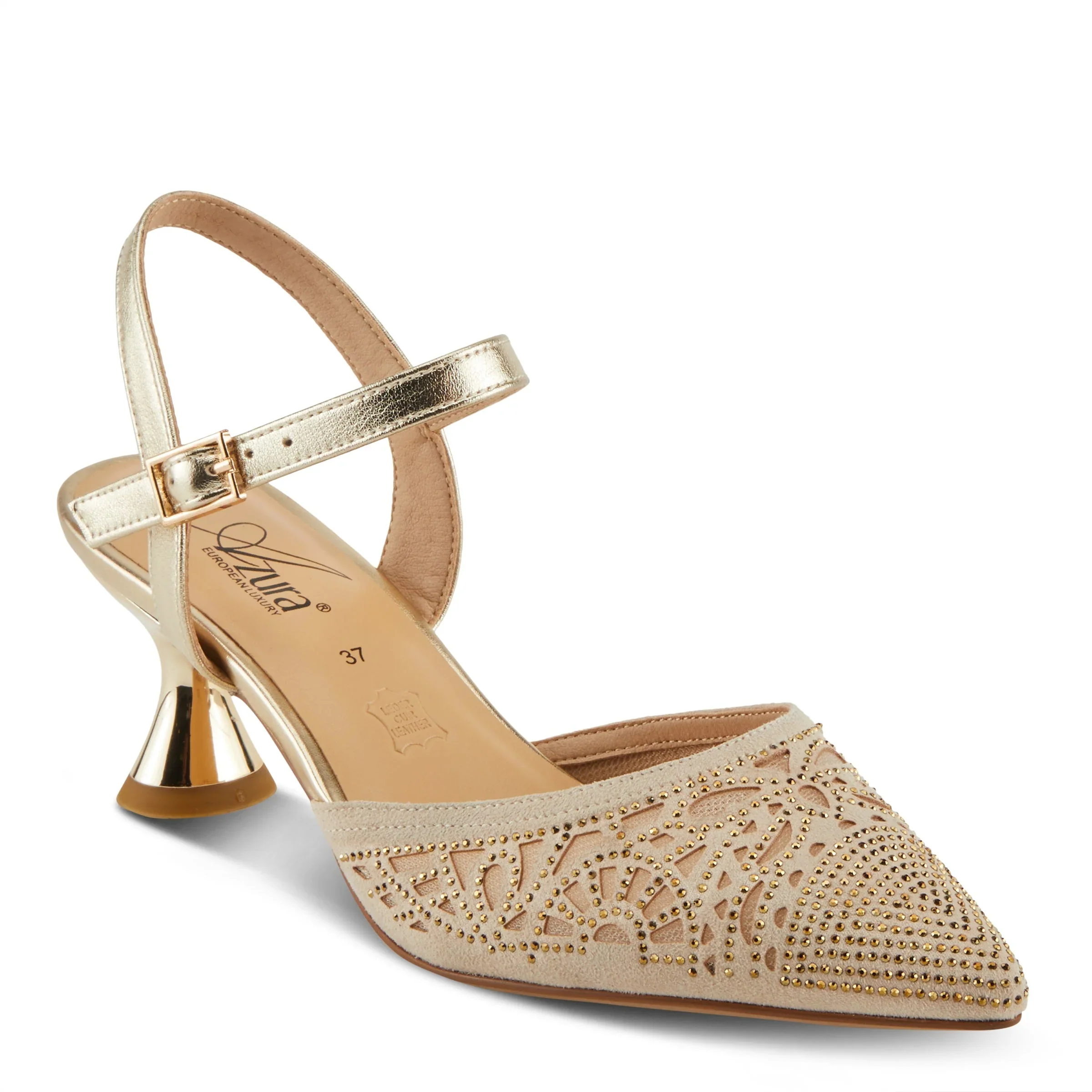 Azura Delicate Slingback Kitten Heel - Image 4