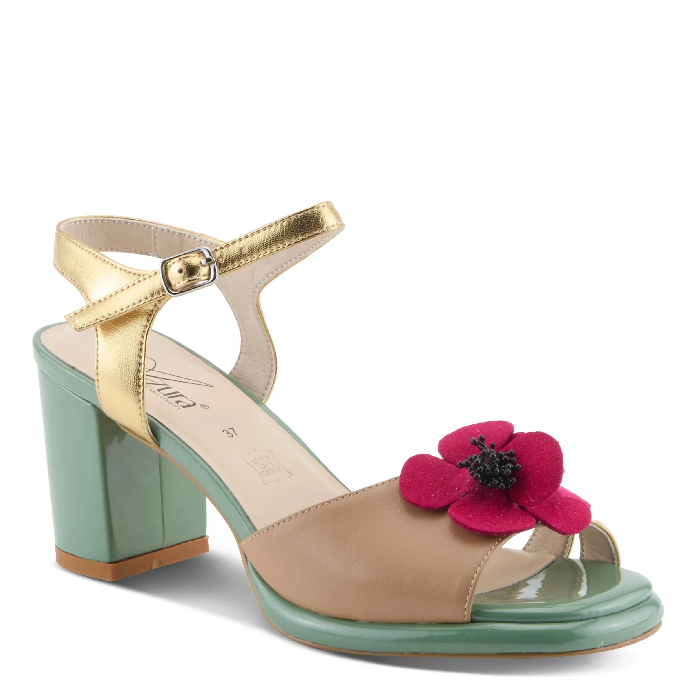 Azura Katriel Sandal, Gold - Image 3