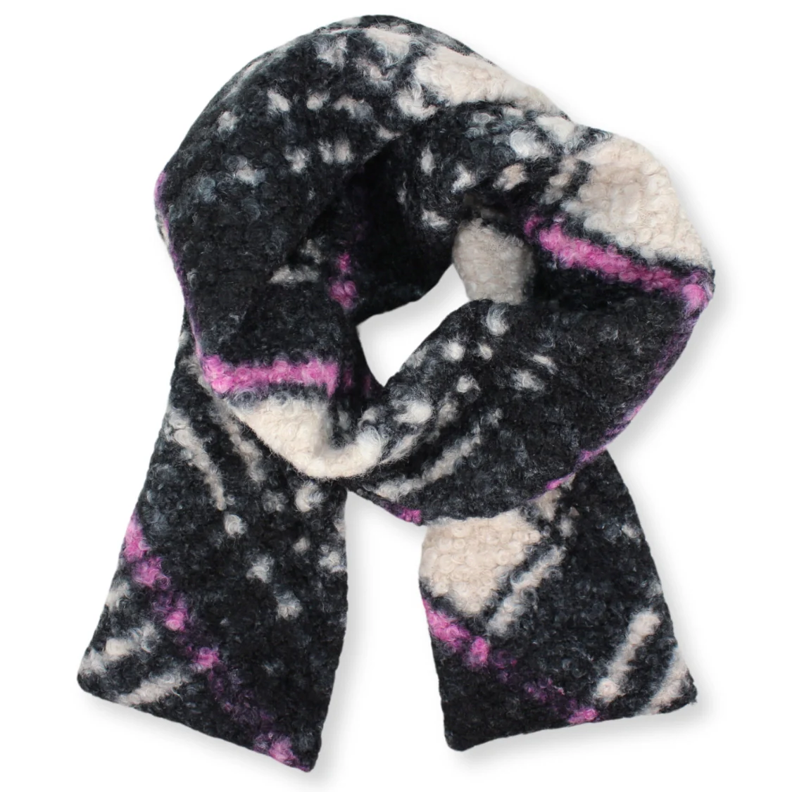 Dana Herbert Boucle Oblong Scarf - Image 3