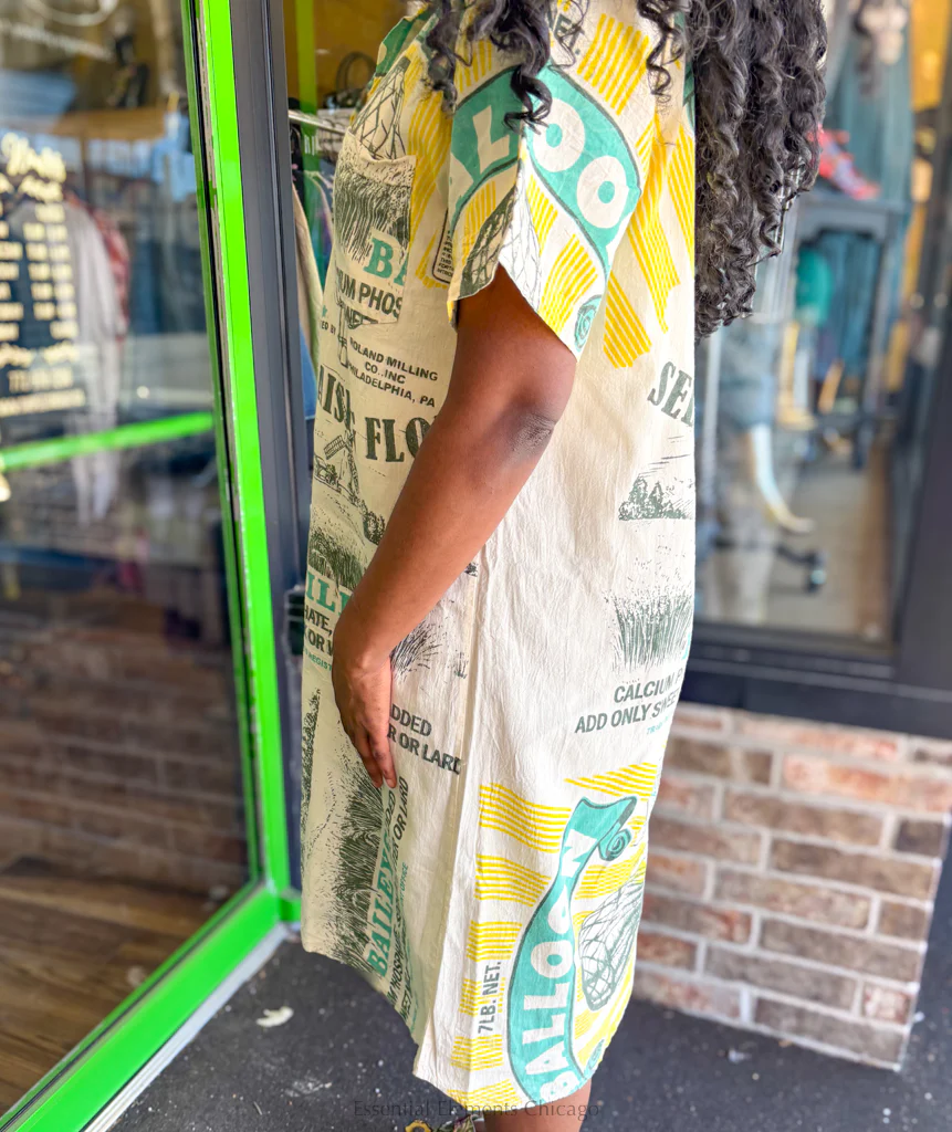 Flour Sack Shirt Dress - Image 3
