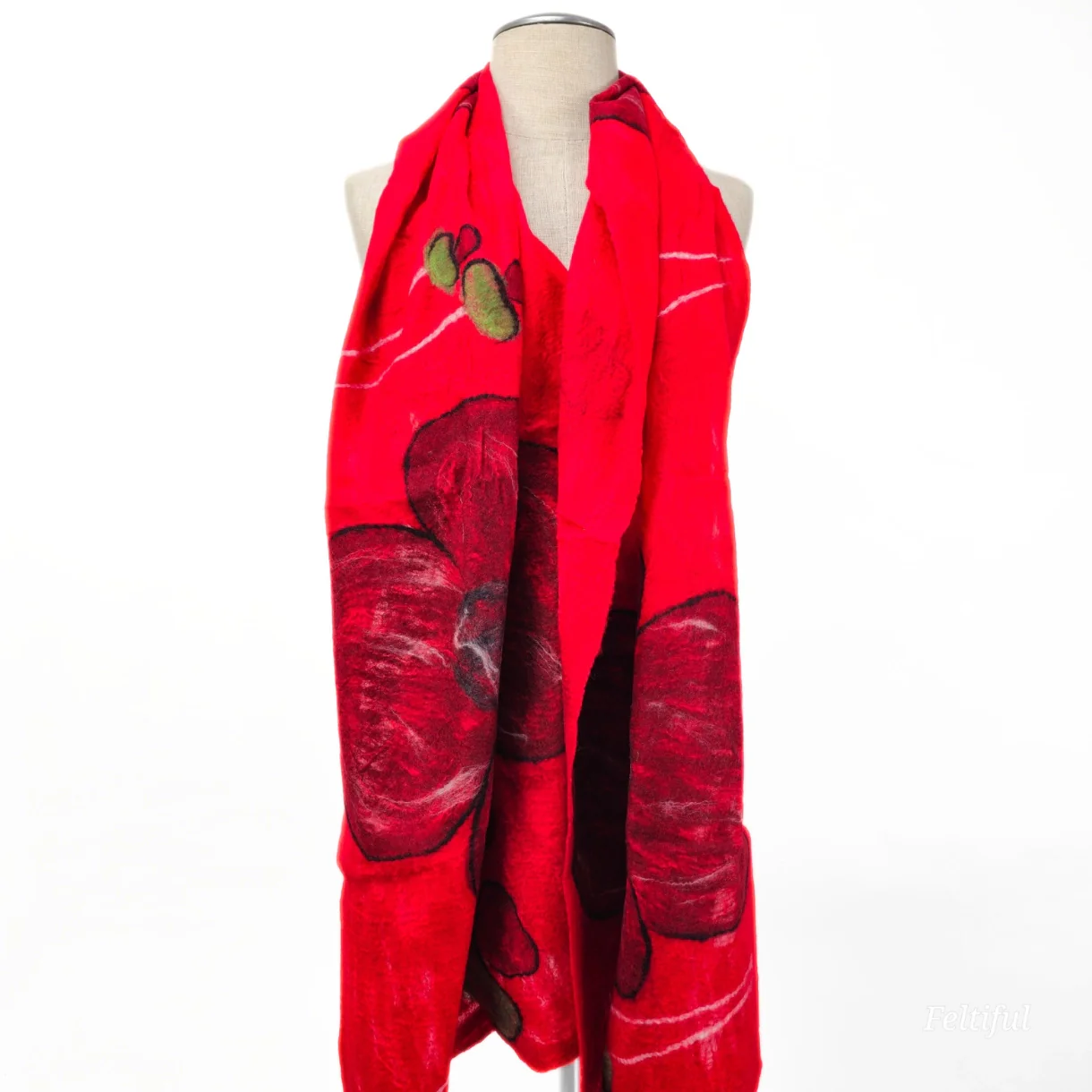 Feltiful Big & Small Flowers Scarf - Image 3