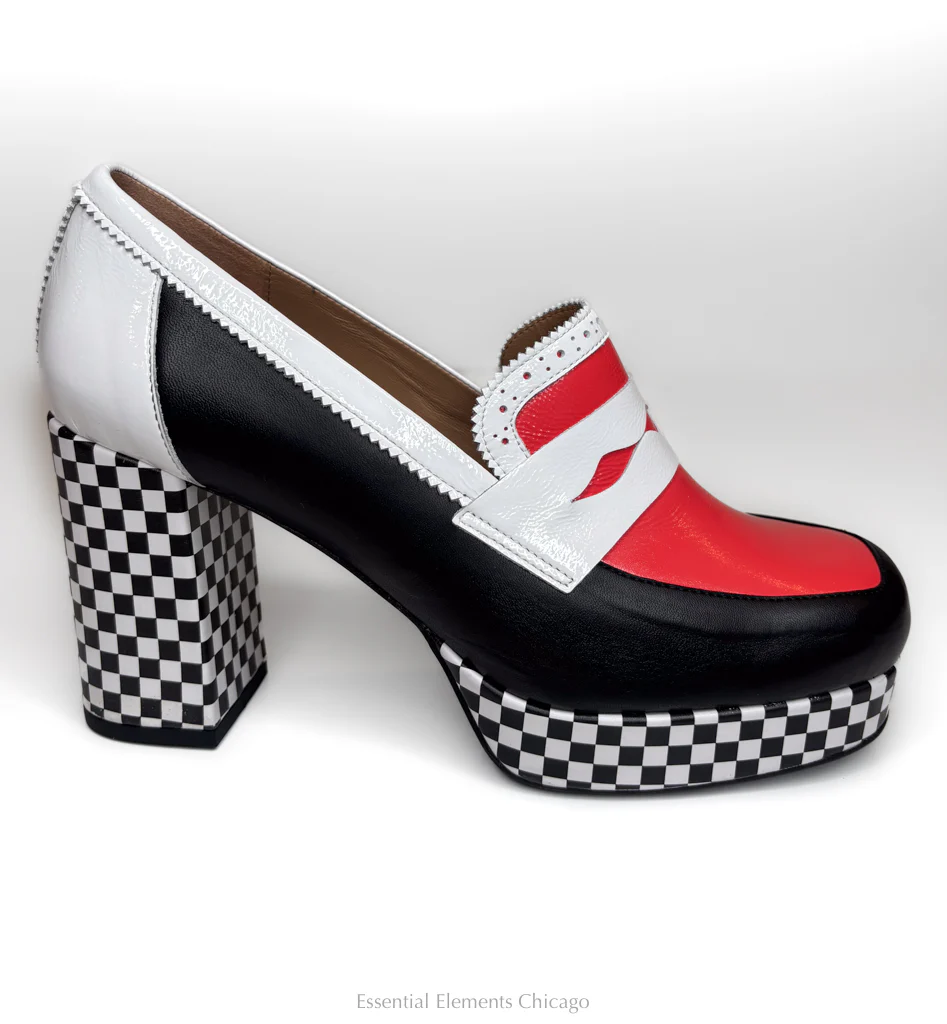 Fly London Checkerboard Heel - Image 3