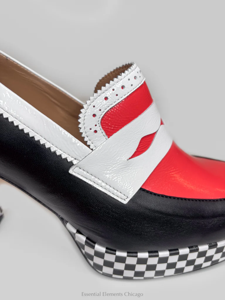 Fly London Checkerboard Heel - Image 5