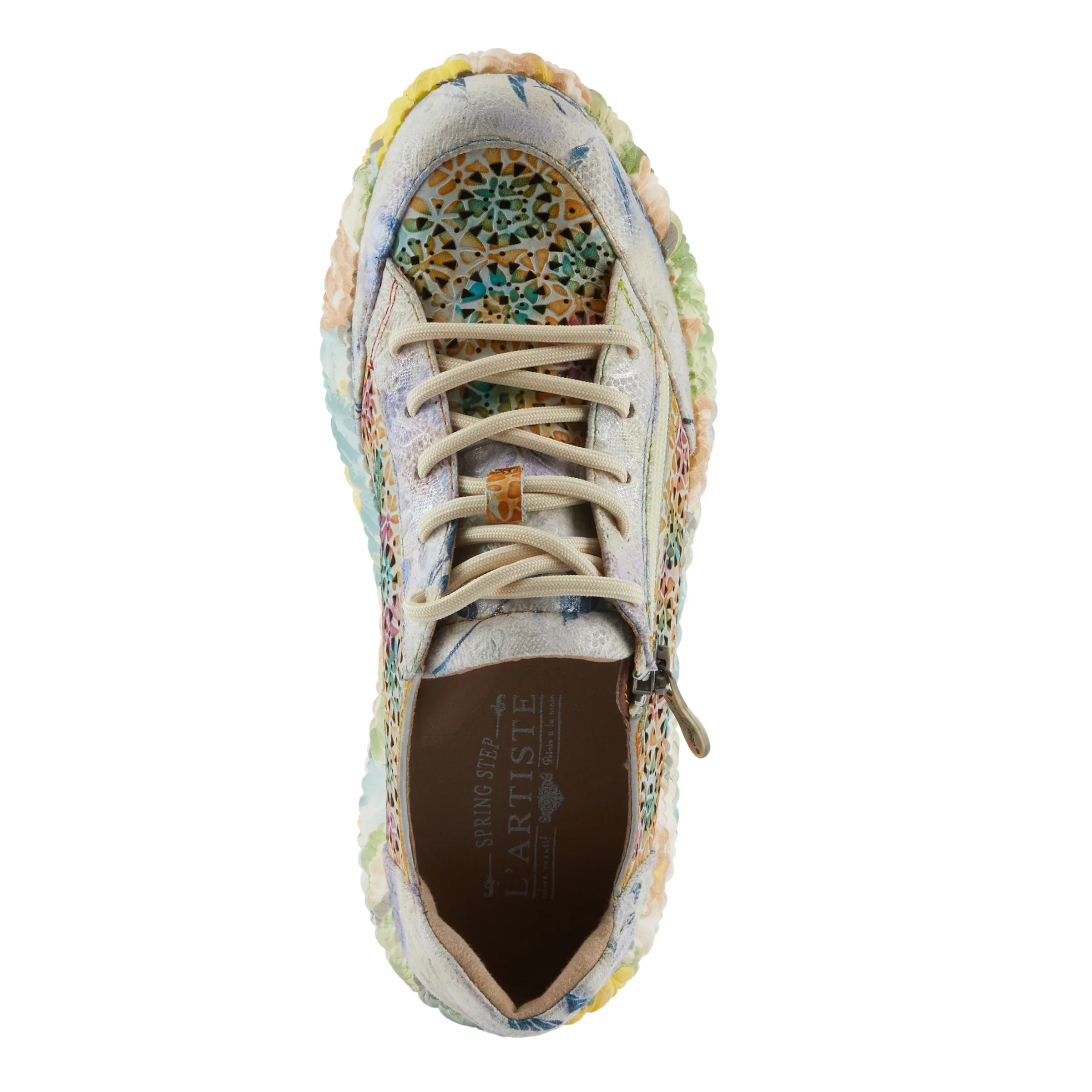 L' Artiste Bloomington Sneaker, Beige - Image 3