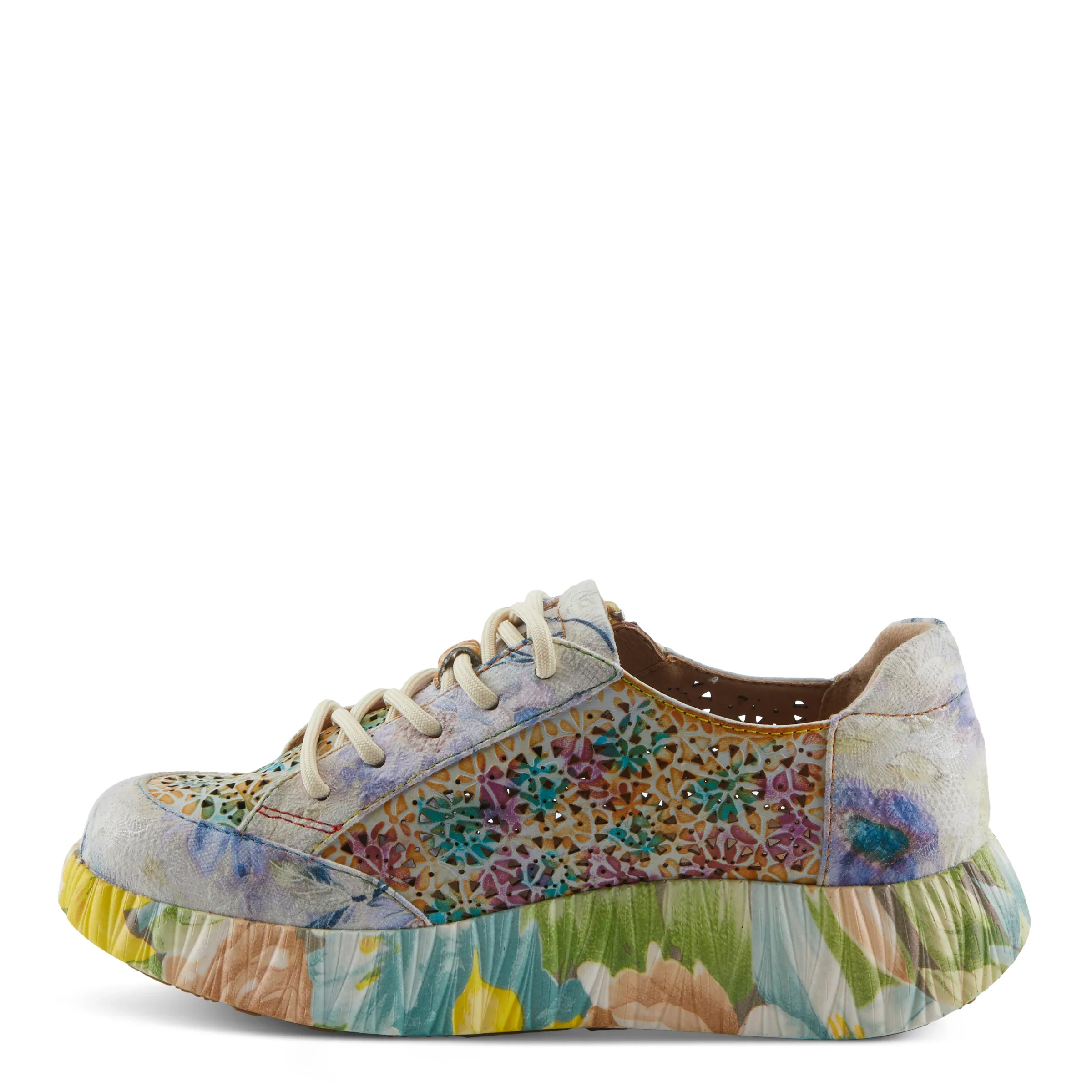 L' Artiste Bloomington Sneaker, Beige - Image 4