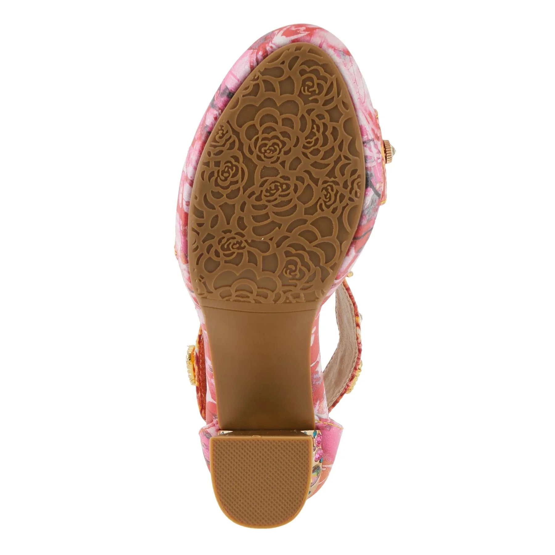 L'Artiste Jewel Sandal, Red - Image 7