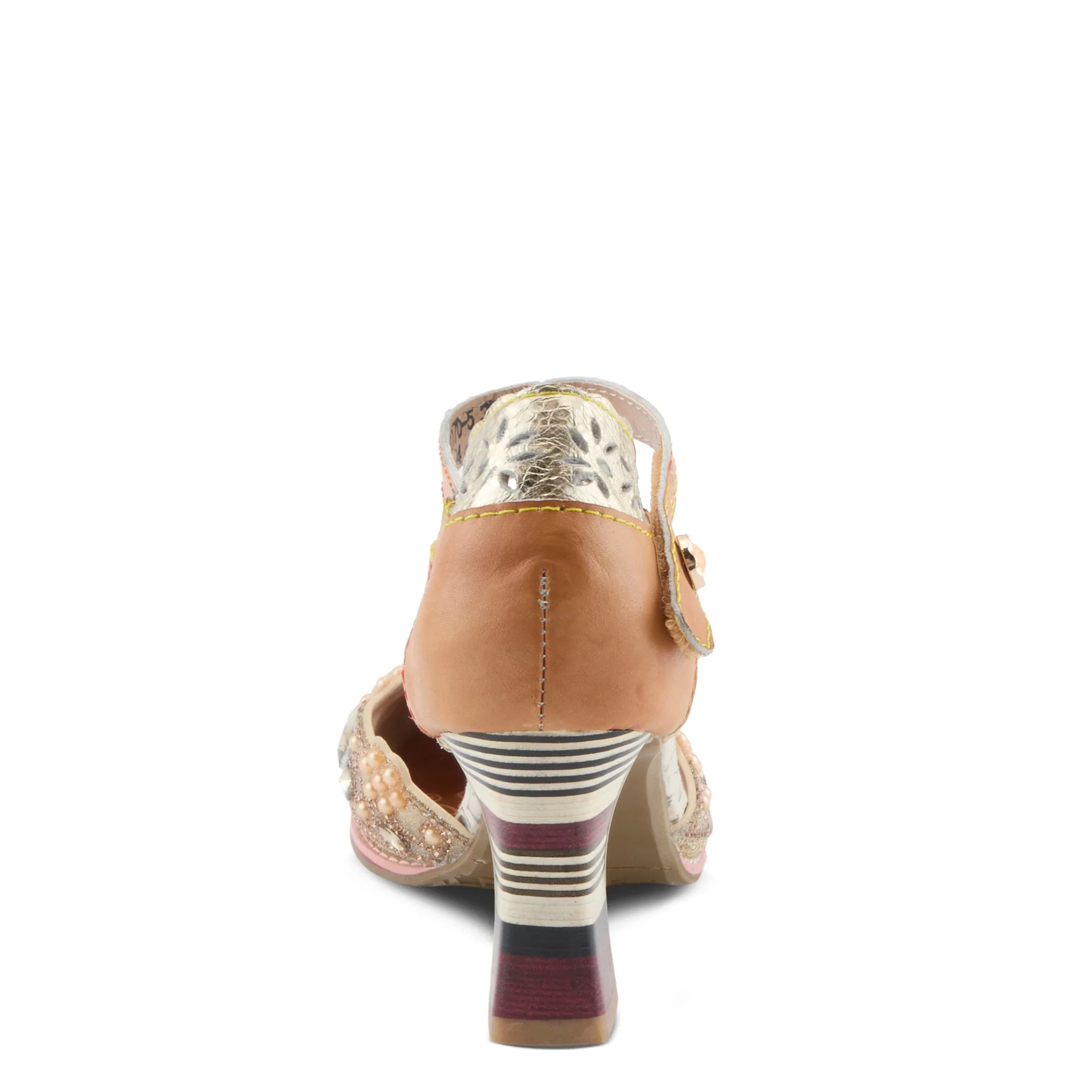 L'Artiste Queen Pump, Gold - Image 4