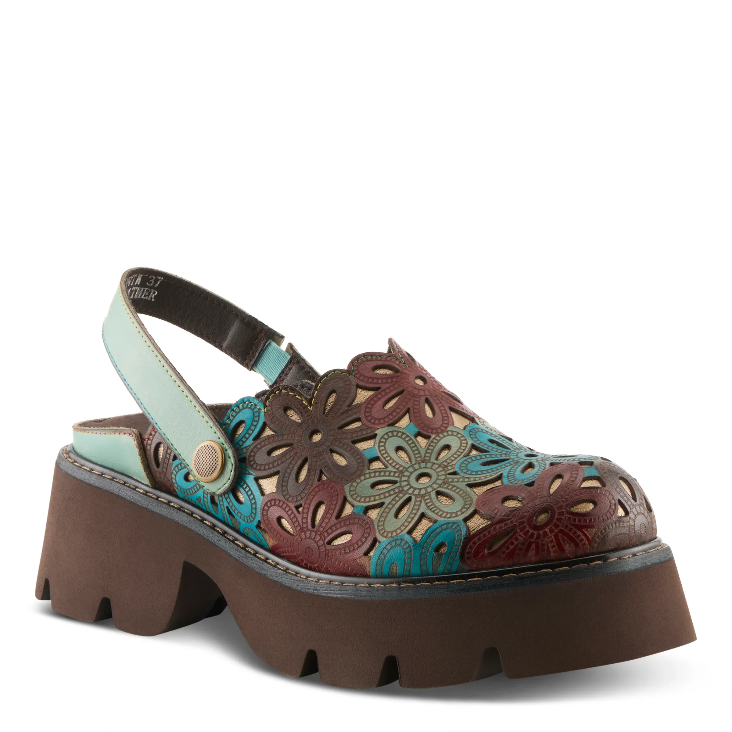 L'Artiste Shotput Clog, Green - Image 3