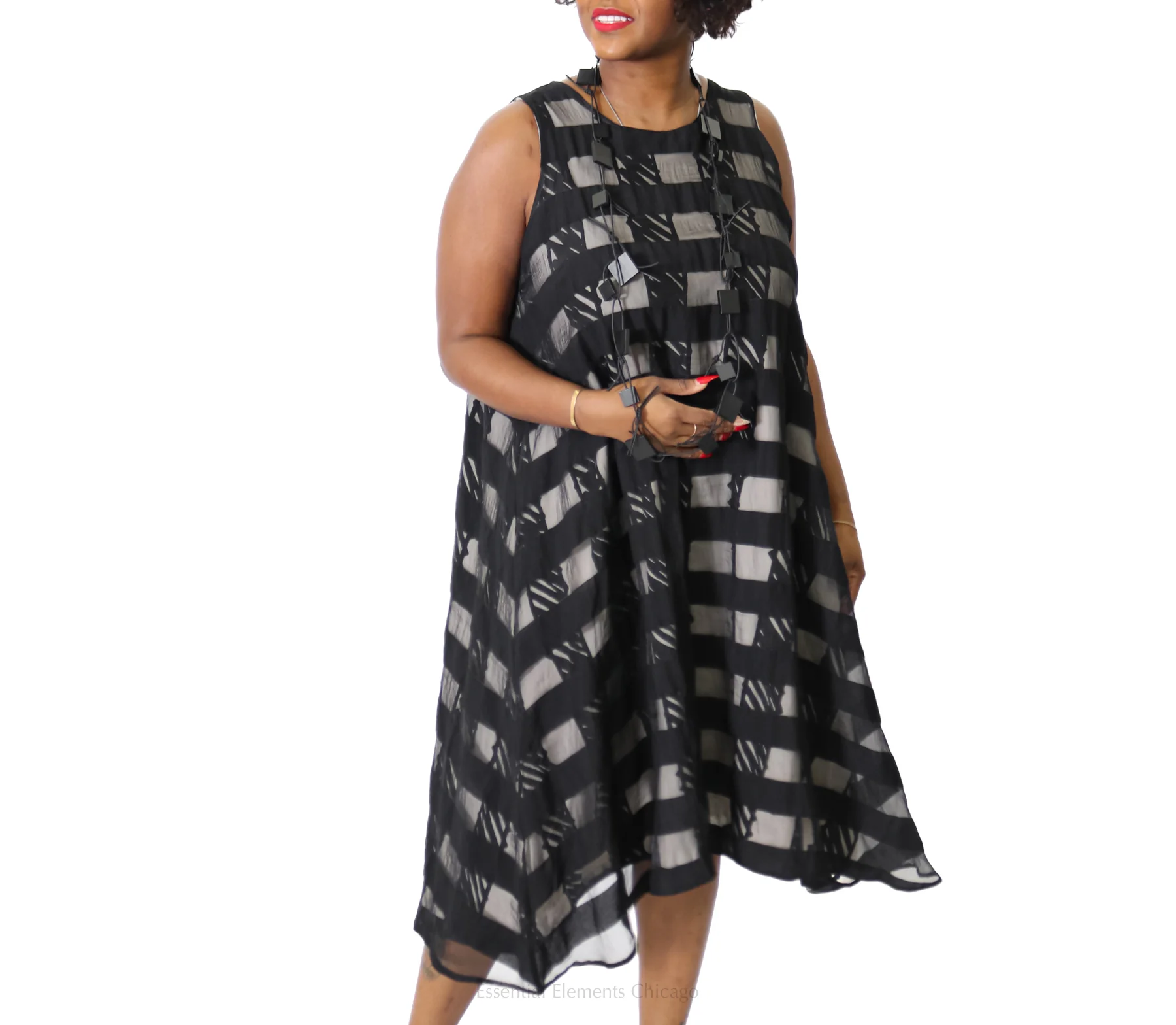 Luukaa Organza Doodle Dress - Image 4