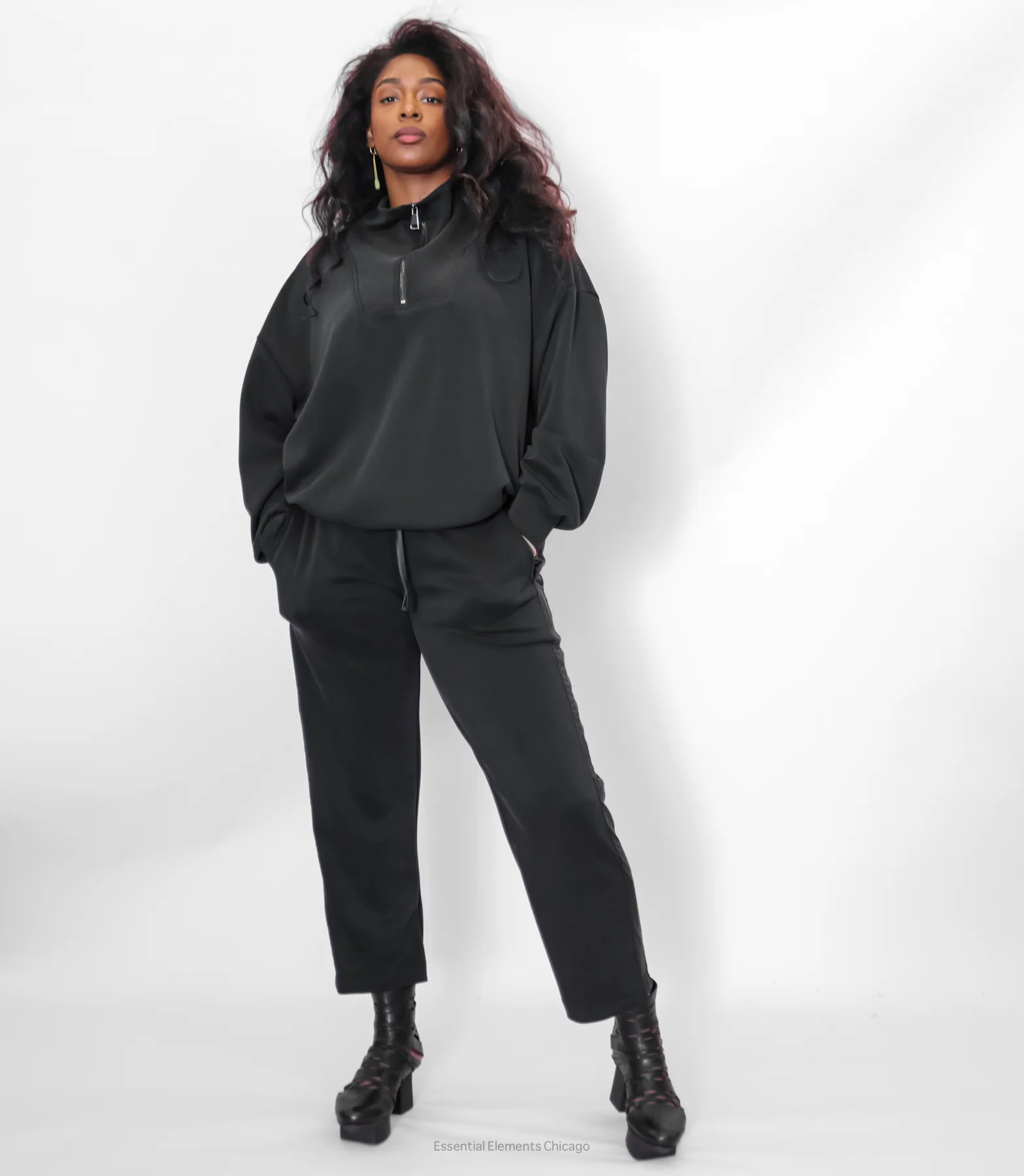 Symphony Tunic, Black - Image 4
