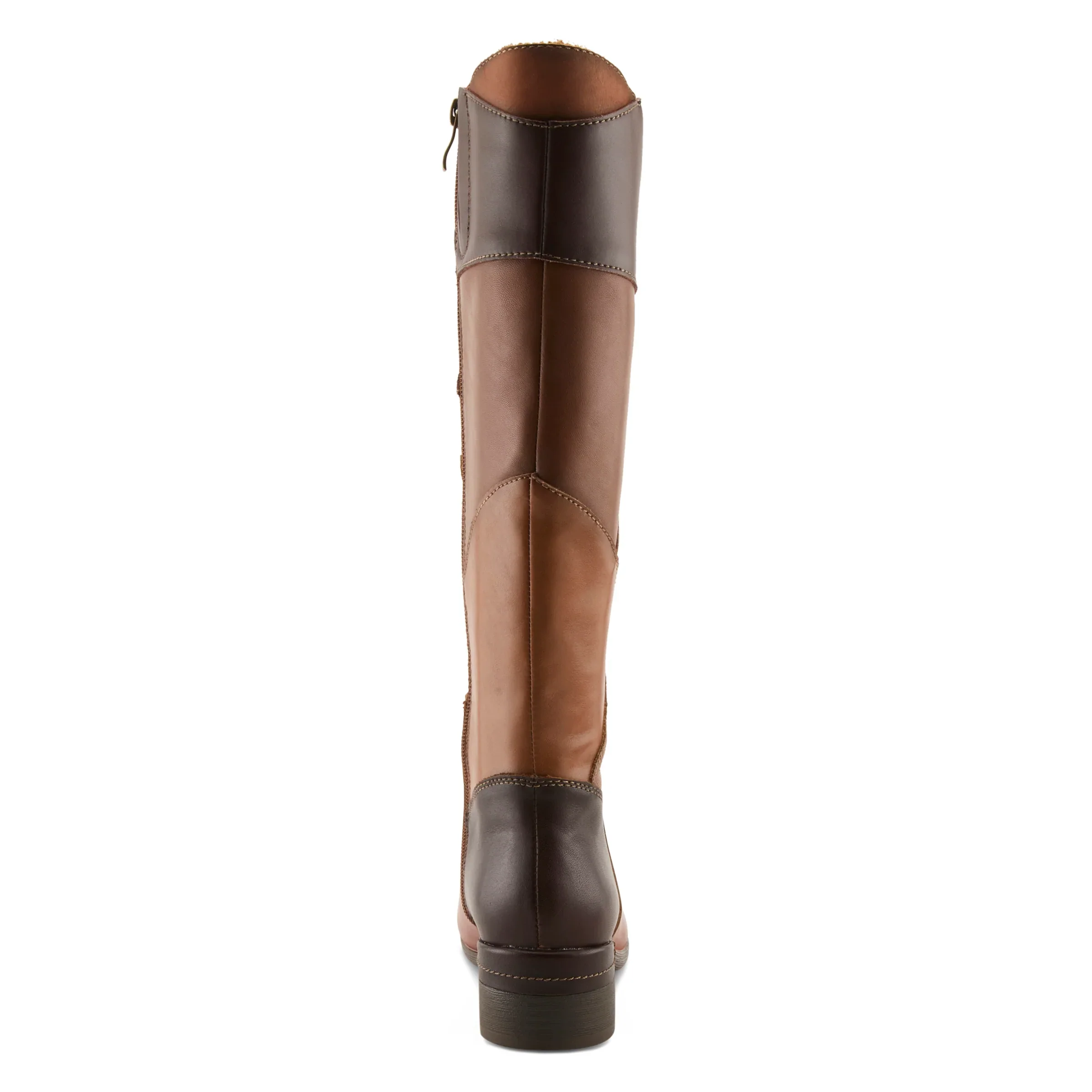 Spring Step Patchwork Boots - Brown - Image 5